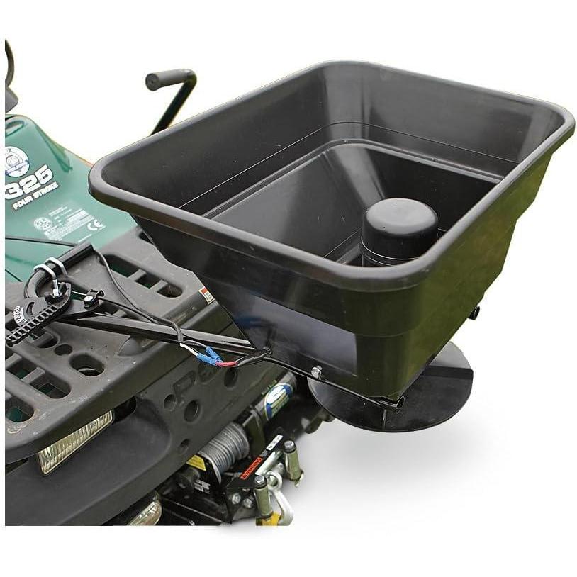 image:imageGuide Gear 12Volt ATVUTV Broadcast Spreader 80lbs Capacity Lawn and Garden Seed Spreaders with Rain Cover