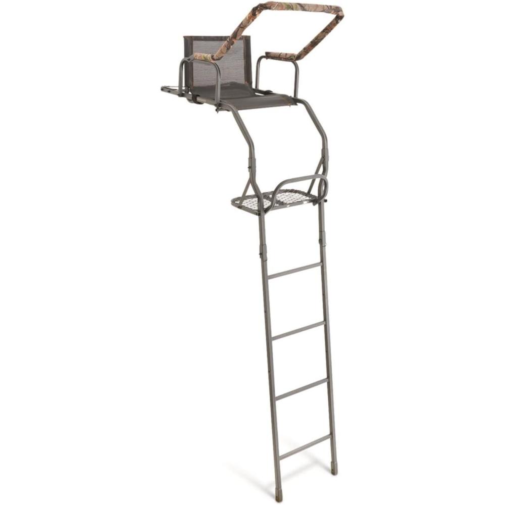 image:imageGuide Gear 16 Ladder Tree Stand for Hunting Climbing Seat Hunt Gear Equipment Accessories