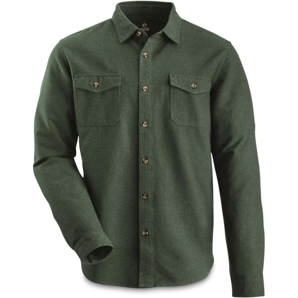 image:imageGuide Gear Campfire Chamois ShirtEvergreen