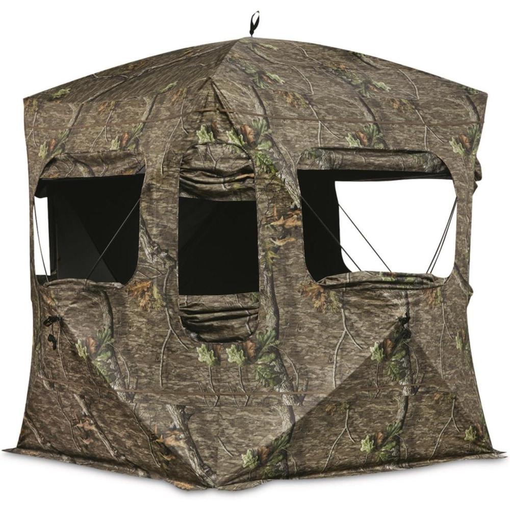 image:imageGuide Gear Field General 4Star Hunting Ground Blind 1 Man Person Tent Turkey Duck Deer Hunting Gear Equipment AccessoriesMossy Oak Country Roots