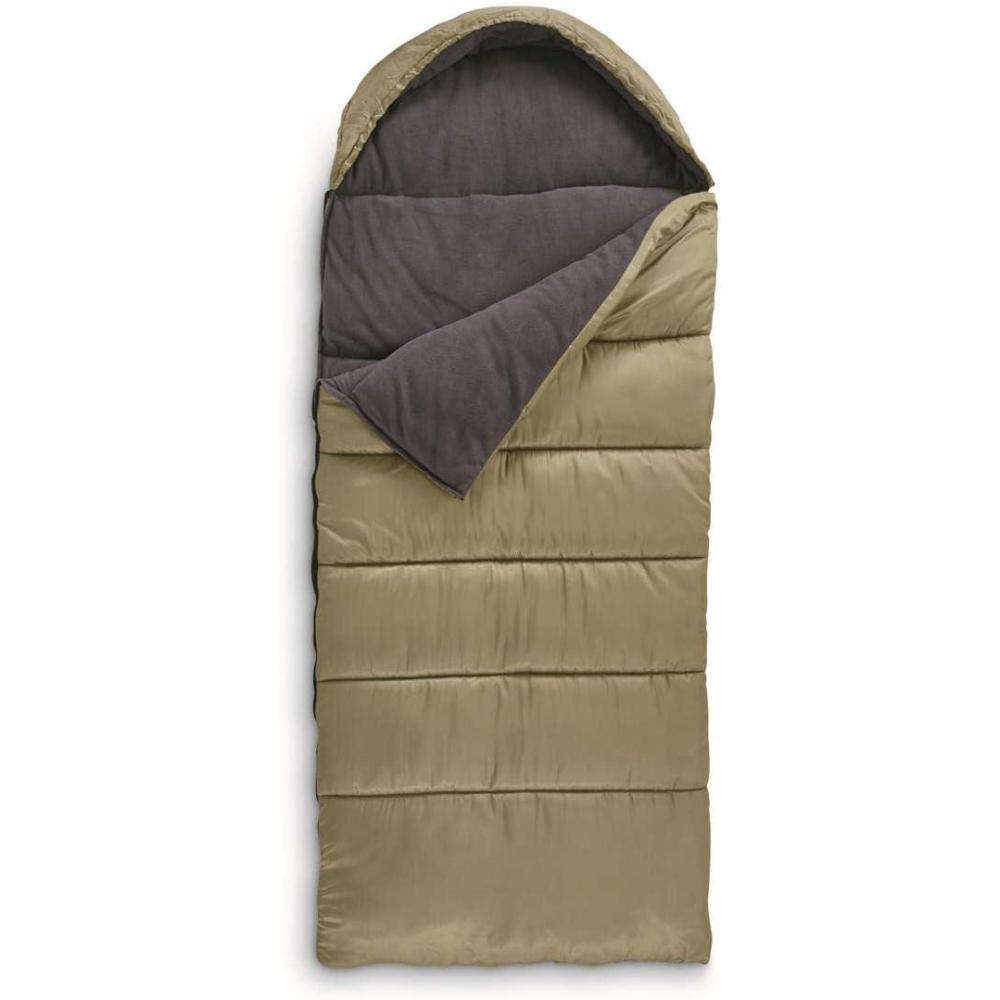 image:imageGuide Gear Fleece Lined Hooded 0Degree Sleeping Bag for Adults and Kids Warm Winter Cold Weather Lightweight Portable for Camping Backpacking Hiking Outdoors