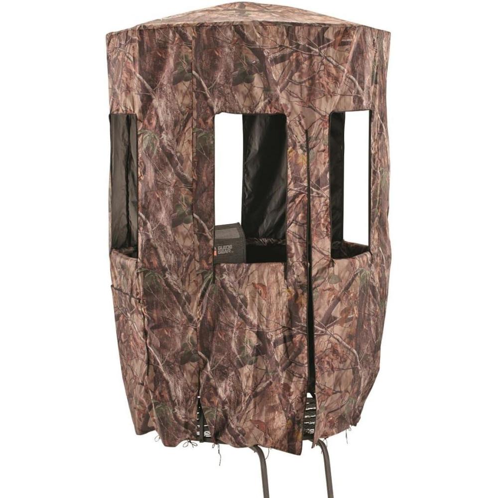 image:imageGuide Gear Full Blind Enclosure 20 Tripod Hunting Deer Stand Cover Camo