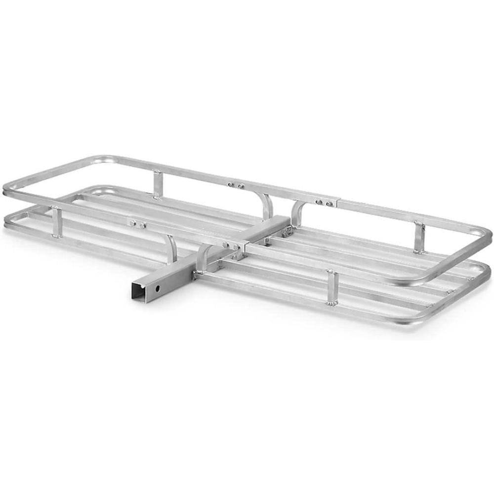 image:imageGuide Gear Hitch Cargo Carrier Mount Aluminum Hitch Rack Basket for Vehicle Car Trailer