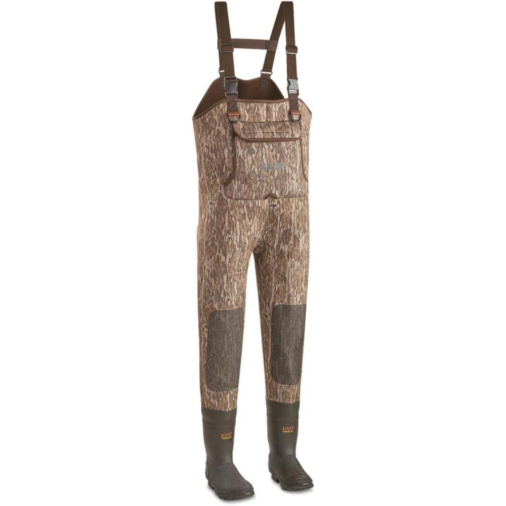 image:imageGuide Gear Mens Hunting Chest Waders with Boots Big and Tall Insulated 1000 GramMossy Oak Bottomland