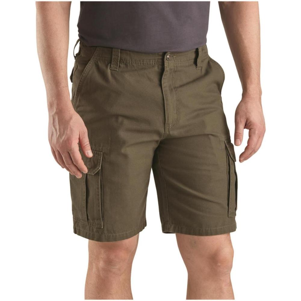 image:imageGuide Gear Mens Outdoor 20 Cargo Shorts Fishing Hiking Casual Athletic Summer Outdoor ClothingOlive