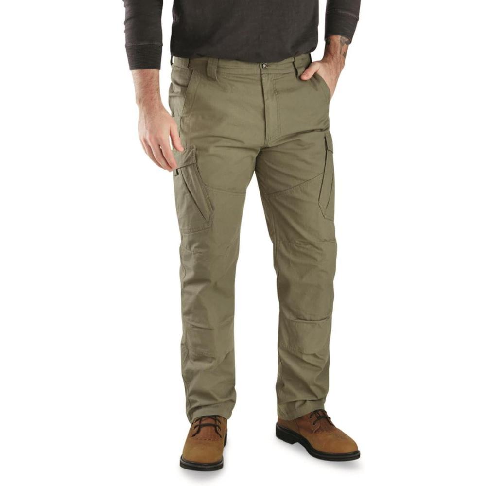 image:imageGuide Gear Ripstop Cargo Work Pants 20 Mens Workwear for Construction Utility and SafetyMoss