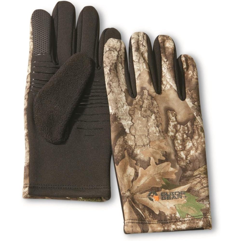 image:imageGuide Gear Stretch Fleece Touch Gloves Hunting Camo ClothingRealtree Apx