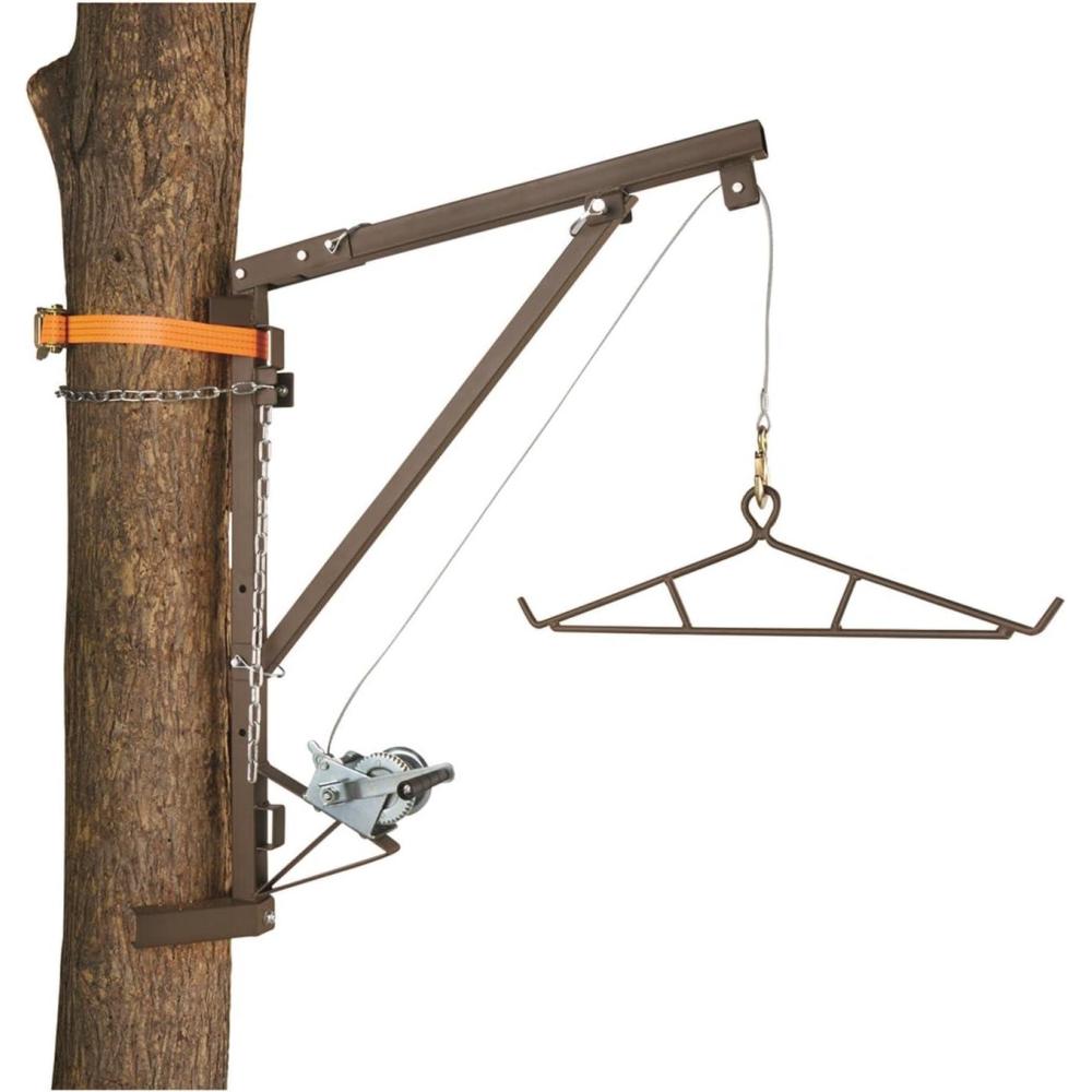 image:imageGuide Gear Tree Mounted Deer Hoist Stand for Hunting Game Hanger for Hide Skinning Field Dressing