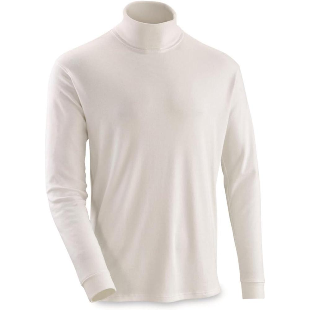 image:imageGuide Gear Turtleneck LongSleeve Tee Shirt for Working Hunting or Casual Wear for MenWhite