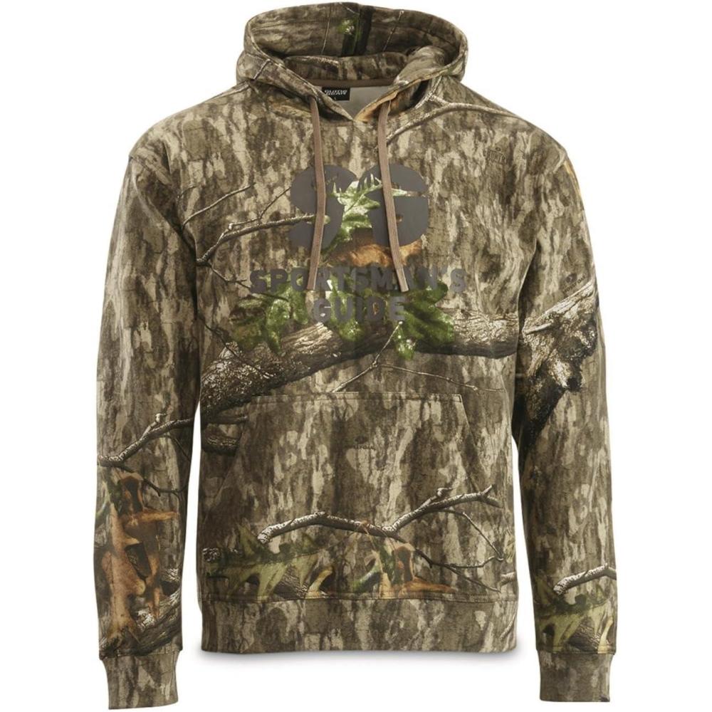 image:imageSportsmans Guide Pullover Camo Hoodie Outdoors Sweatshirt for Hunting Camping Fishing or WorkingCountry Roots Camo