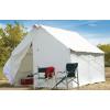 Guide Gear 10×12′ Canvas Wall Tent for Hunting, Outdoor Camping, Waterproof 4 Season Tents (Frame Not Included)