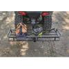 Guide Gear ATV Hitch Cargo Carrier Rack Mount, 300 lb Capacity, Heavy-Duty Steel, 48″ l. x 19.25″ w. x 4.75″ h