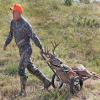 Guide Gear Aluminum Game Cart Deer Hauler Tree Hauling Hunting Gear Equipment with Wheels