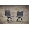 Guide Gear Big Boy Hunting Blind Chair with Armrests, Portable Folding Seat for Shooting, Comfortable Spin Swivel, 500-lb. Capacity