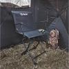 Guide Gear Big Boy Hunting Blind Chair with Armrests, Portable Folding Seat for Shooting, Comfortable Spin Swivel, 500-lb. Capacity