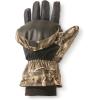 Guide Gear Brushed Tricot Insulated Pop-Top Mittens; Winter Hunting Camo Gloves(Mossy Oak Roots)