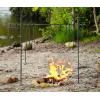 Guide Gear Campfire Cooking Equipment Set; Heavy-Duty Iron Side Posts, Hooks, Lid Lifter, Utensil Holder and Poker