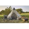 Guide Gear Camping Teepee Tent for Adults, Outdoor, Waterproof, Family, 6 Person, 14′ x 14′