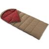 Guide Gear Canvas Hunter Sleeping Bag 0-Degree Fleece Lined Hooded for Adults Warm Winter Cold Weather Lightweight Portable for Camping, Backpacking, Hiking, Outdoors