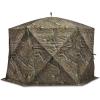 Guide Gear Educator Large Hunting Ground Blind, See-Through, 360 View, 3-4 Person Tent, Turkey, Duck, Deer Hunting Gear Equipment Accessories(Mossy Oak Country Roots)