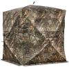 Guide Gear Field General 4-Star Hunting Ground Blind, 1 Man Person Tent, Turkey, Duck, Deer Hunting Gear Equipment Accessories(Realtree APX)