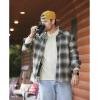 Guide Gear Heavyweight Flannel Shirt Jacket; for Working, Hunting or Casual Wear for Men(Red Plaid)