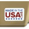 Guide Gear Insulated Hard Cooler, for Outdoor, Camping, Hunting, Keep Beverages and Drinks Chilled, Dry-Ice Compatible, Made in USA(Tan/Green)