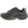 Guide Gear Lace Up Walking Shoes for Men, Comfortable Shoes for Work, Casual Working(Black/Charcoal)