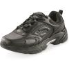 Guide Gear Lace Up Walking Shoes for Men, Comfortable Shoes for Work, Casual Working(Black/Charcoal)