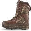 Guide Gear Leather Hunting Boots for Men Monolithic Extreme Waterproof Insulated, 2,400-gram Thinsulate Ultra(Mossy Oak Country Roots)