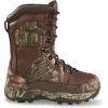Guide Gear Leather Hunting Boots for Men Monolithic Extreme Waterproof Insulated, 2,400-gram Thinsulate Ultra(Realtree Apx)