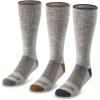 Guide Gear Lightweight Boot Socks, Merino Wool Socks, Hiking Socks, 3 Pairs(Gray Heather)