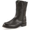Guide Gear Men’s 10″ Western Wellington 2.0 Waterproof Boots; Cowboy Rodeo Work Boots Leather Waterproof Footwear(Black)