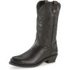 Guide Gear Men’s 12” Western 2.0 Waterproof Boots; Cowboy Rodeo Work Boots Leather Waterproof Footwear(Black)