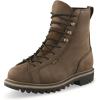 Guide Gear Men’s 2.0 Lace-To-Toe 8” Waterproof Hunting Boots; 400-Gram Insulation(Brown)