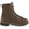 Guide Gear Men’s 2.0 Waterproof Lace-To-Toe Hunting Boots, Leather, Rubber Sole Shoes(Brown)