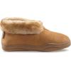 Guide Gear Men’s Bootie Slippers, Suede Soft Cushioned Bedroom House Shoes with Rubber Sole and Wool Blend Lining for Indoor Outdoor Use(Cinnamon)