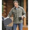 Guide Gear Men’s Casual Button Down Shirt, Long Sleeve, Work, Camping, Sportsman’s Flex Canvas(Khaki)