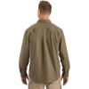 Guide Gear Men’s Casual Button Down Shirt, Long Sleeve, Work, Camping, Sportsman’s Flex Canvas(Moss Stone)