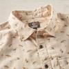 Guide Gear Men’s Crankbait Print Short Sleeve Button Up Shirt; for Casual Fishing(Oatmeal Crank Bait)