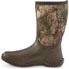 Guide Gear Men’s Mid Camo Bogger Rubber Boots Waterproof Rain Hunting Shoes(Realtree Apx)