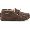Guide Gear Men’s Moccasin Slippers Suede Chukka, Indoor and Outdoor Bedroom House Slippers(Rootbeer)