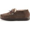 Guide Gear Men’s Moccasin Slippers Suede Chukka, Indoor and Outdoor Bedroom House Slippers(Rootbeer)