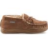Guide Gear Men’s Moccasin Slippers Suede Chukka, Indoor and Outdoor Bedroom House Slippers(Spice)