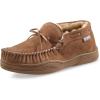 Guide Gear Men’s Moccasin Slippers Suede Chukka, Indoor and Outdoor Bedroom House Slippers(Spice)