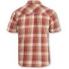 Guide Gear Men’s Plaid Short Sleeve Button Up Shirt; for Casual Outdoor Activities(Earth Red)
