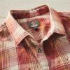 Guide Gear Men’s Plaid Short Sleeve Button Up Shirt; for Casual Outdoor Activities(Indigo)
