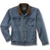 Guide Gear Men’s Quilt-Lined Denim Jacket 2.0; Cotton Button Down Cowboy Jean Coat(Medium Stonewash)