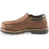 Guide Gear Men’s Rugged Timber Waterproof Slip-On Shoes; Moisture Wicking Insoles, Casual Footwear(Canteen Brown)