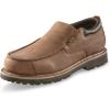 Guide Gear Men’s Rugged Timber Waterproof Slip-On Shoes; Moisture Wicking Insoles, Casual Footwear(Canteen Brown)